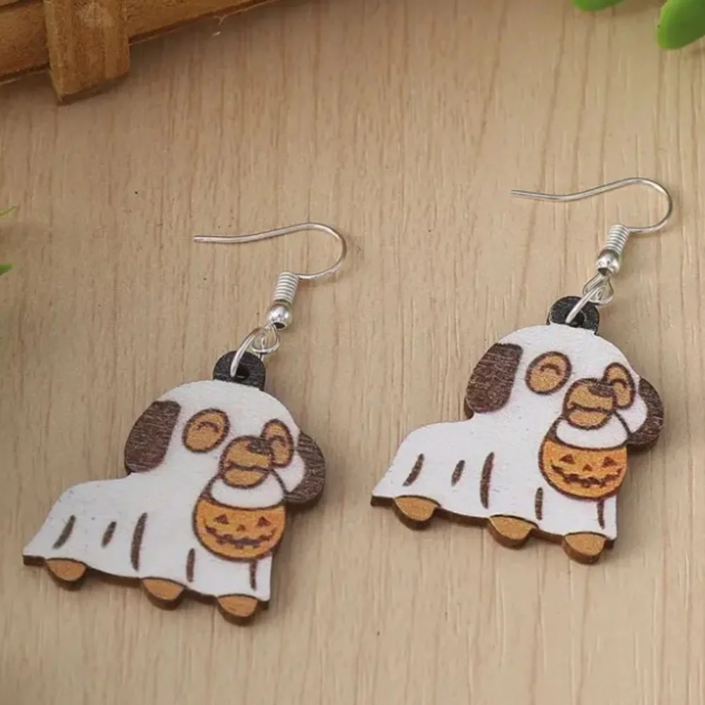 Puppy Ghost Earrings